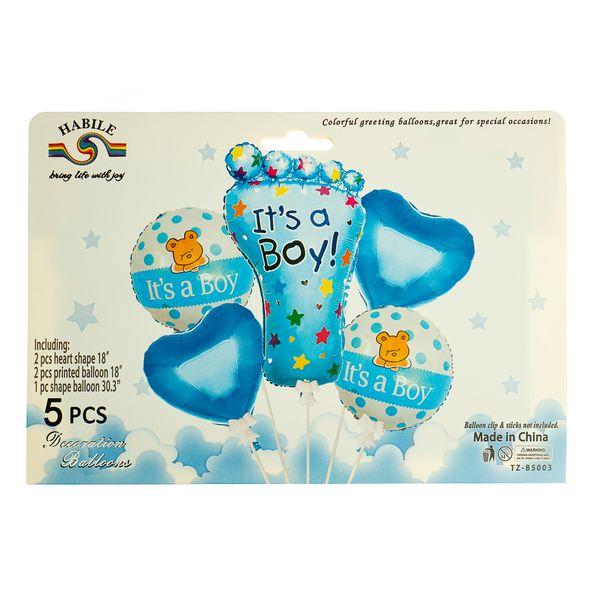 Набор воздушных шаров "Ножка" *рандомный выбор дизайна 8508-010 фото