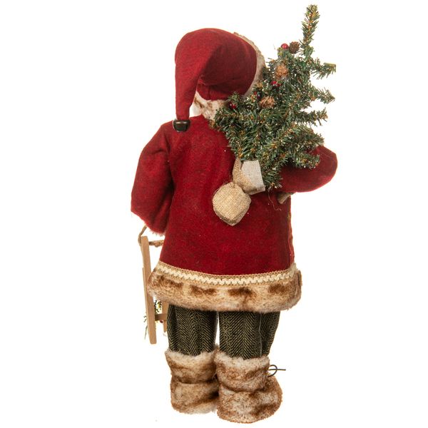 Фігура "Санта з санками", 46 см. 6011-008 фото