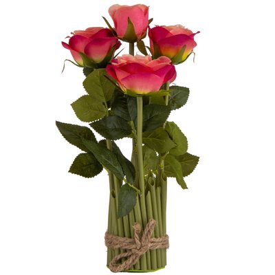 Букет троянд, рожевий 8921-049 фото