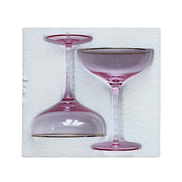 Келих "Шампань", рожевий, 400 мл 9056-001 фото