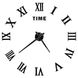 3Д годинник настінний, чорний (40-120 см) 9020-007 фото 1