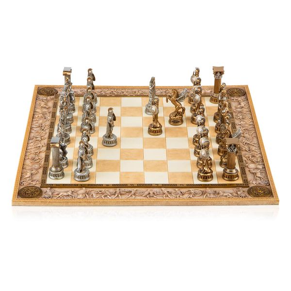 Набір шахів "Греція", біла доска, 43,3х43,3 см 77745AA фото
